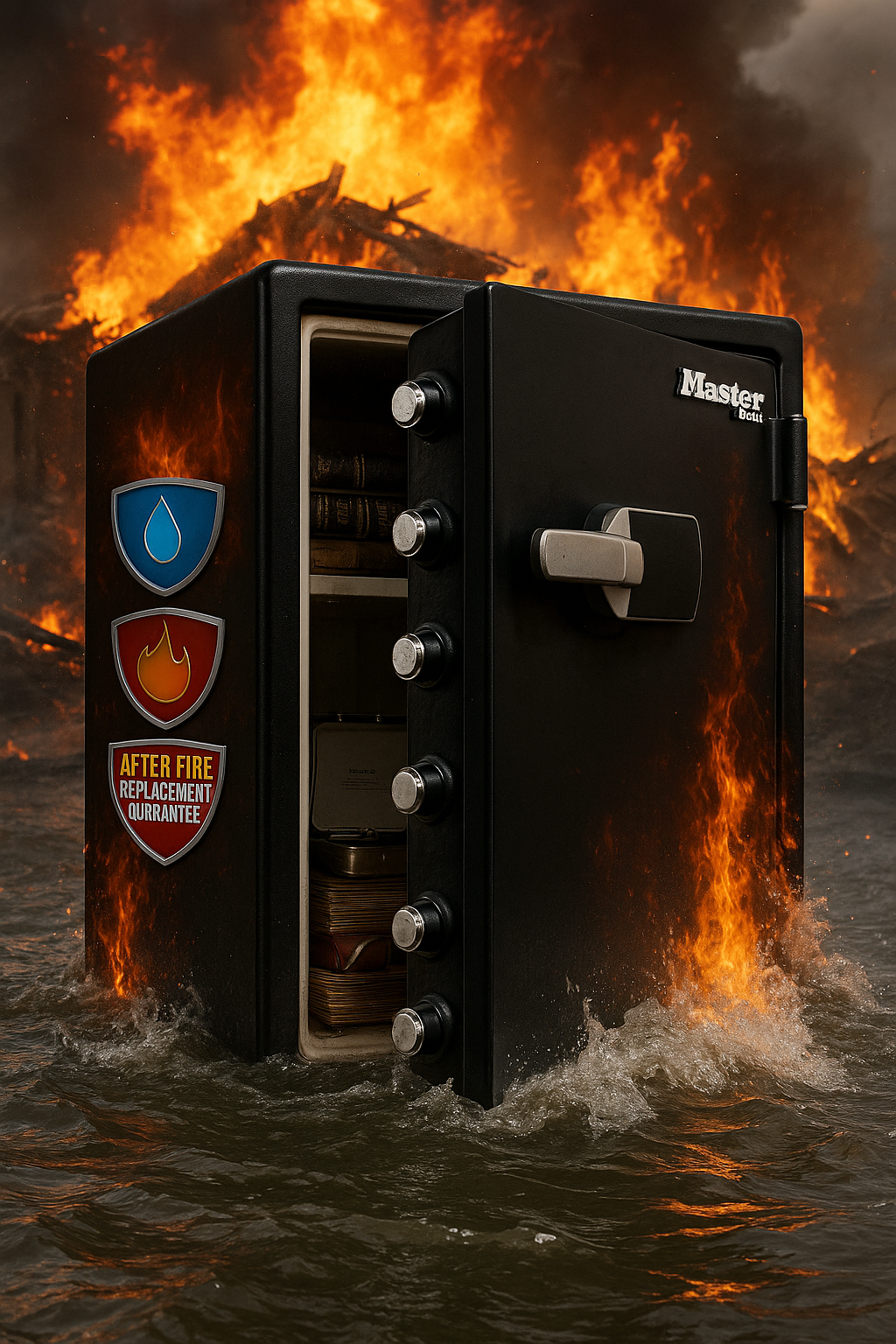 Tresor feuerfest wasserdicht